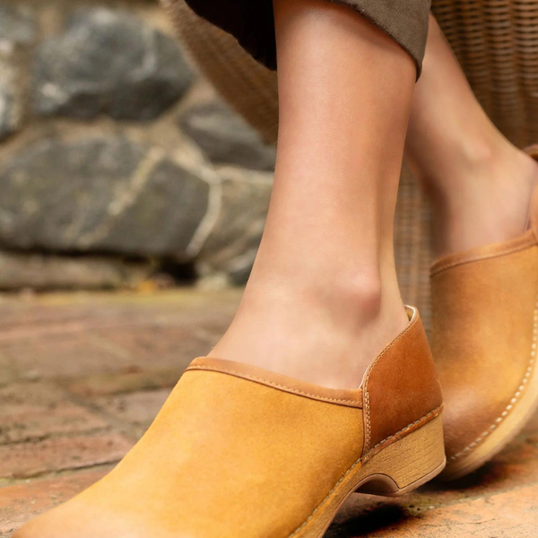 DANSKO Brenna Burnished Suede Clog – Studio Opal Boutique