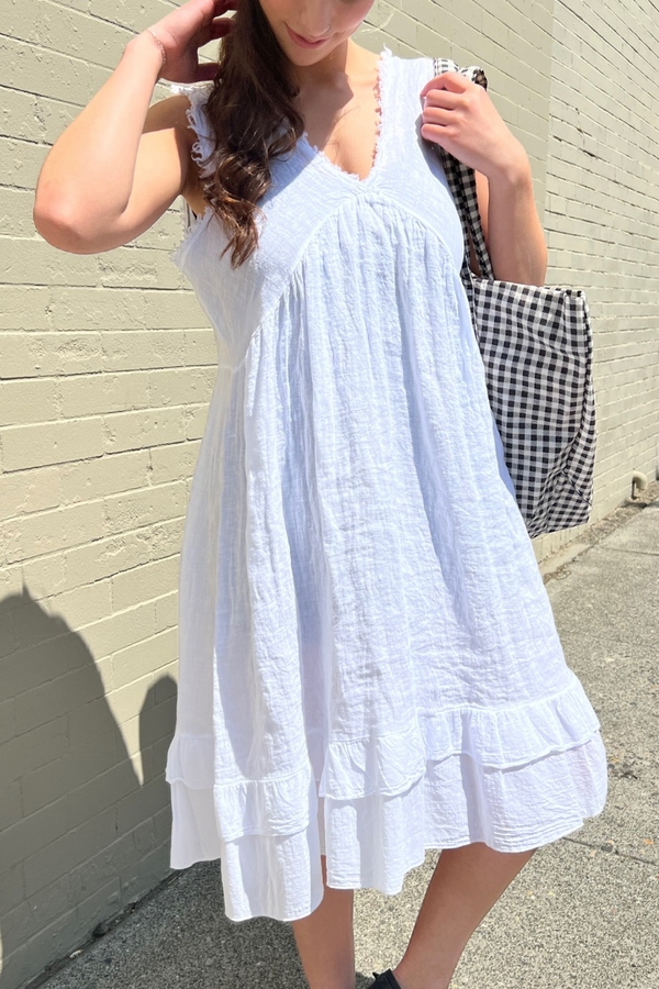 Linen Tank Dress