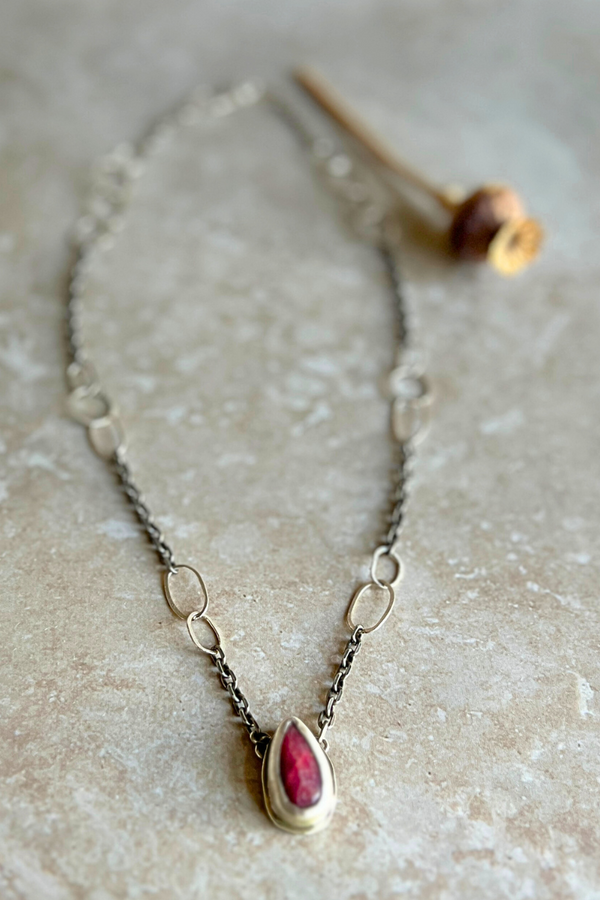 Ruby  Love Necklace