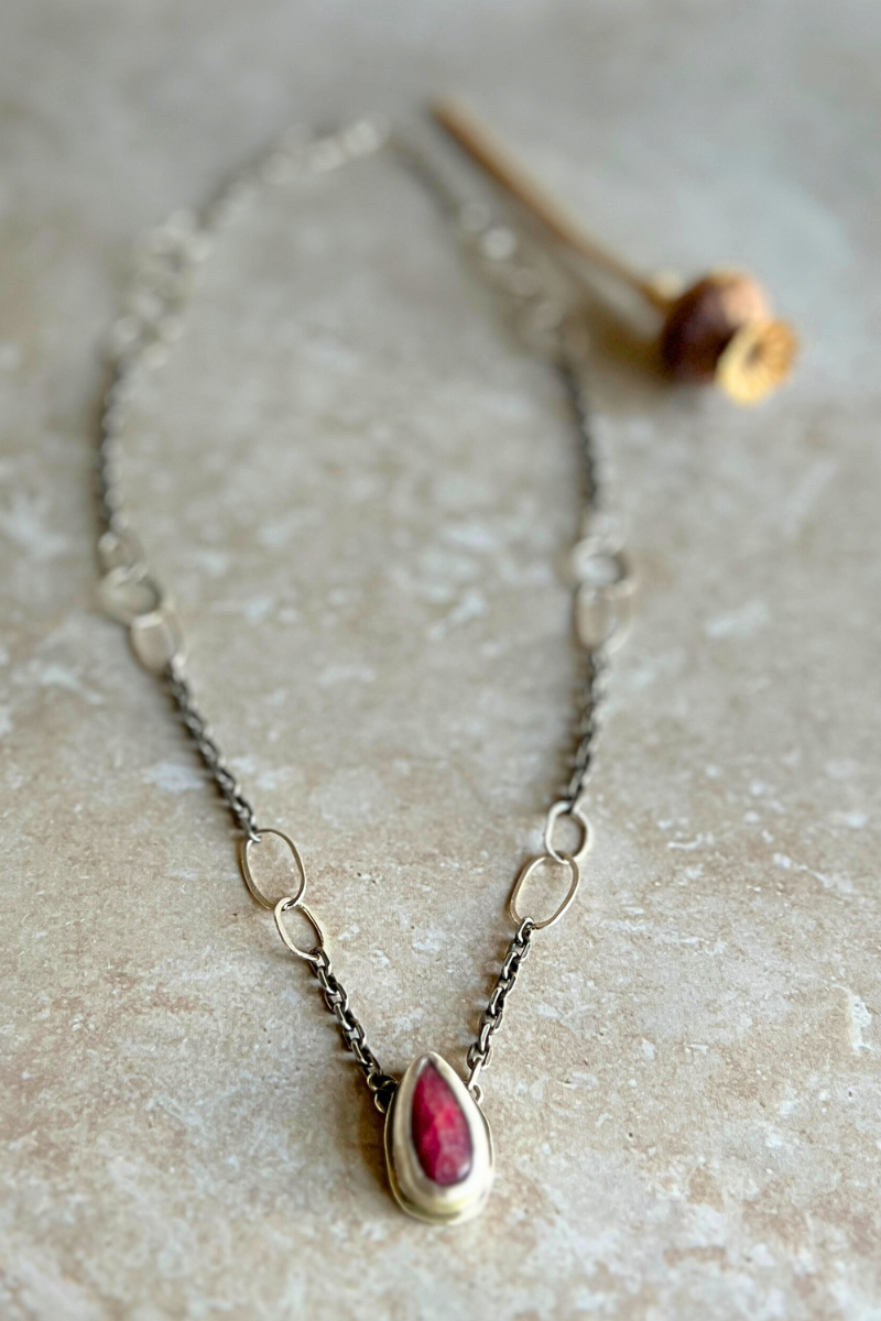 Ruby  Love Necklace