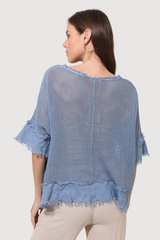Openwork Cotton Top