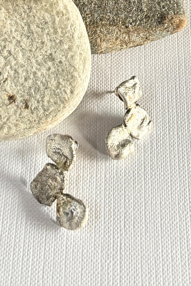 3 Stud Layer Earring