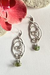 Green Garnets Earrings
