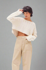 Cotton Slub Crop Top