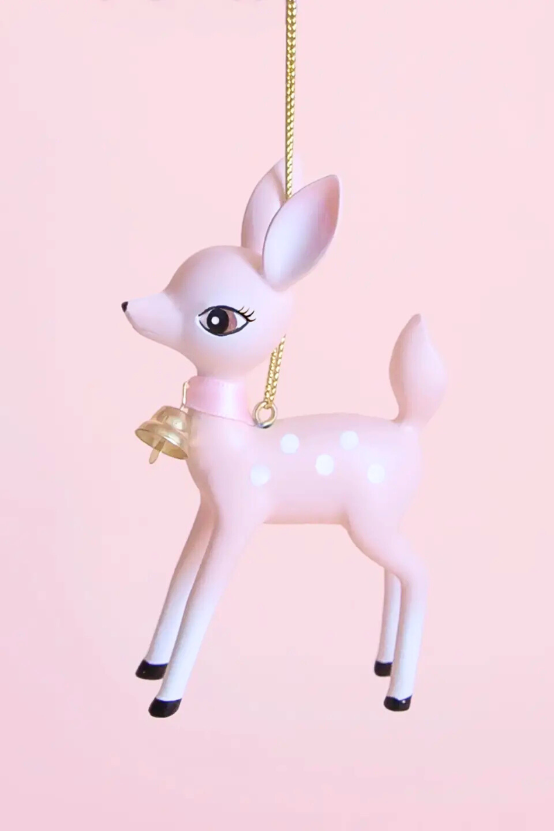 Holiday Retro Deer Ornament