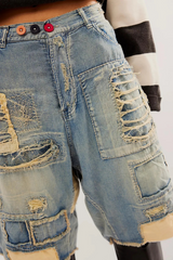 Miner Denim Shorts