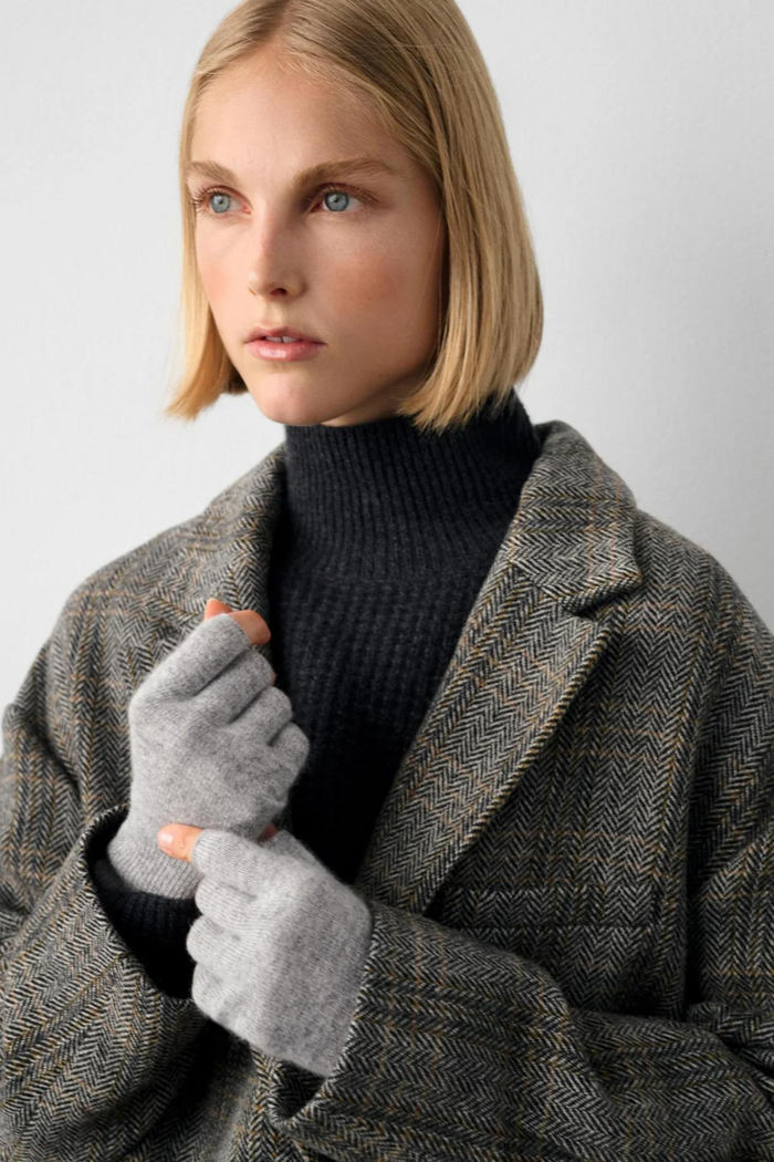 White + Warren Cashmere Fingerless Gloves Studio Opal Boutique