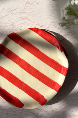 Red Stripe Plate
