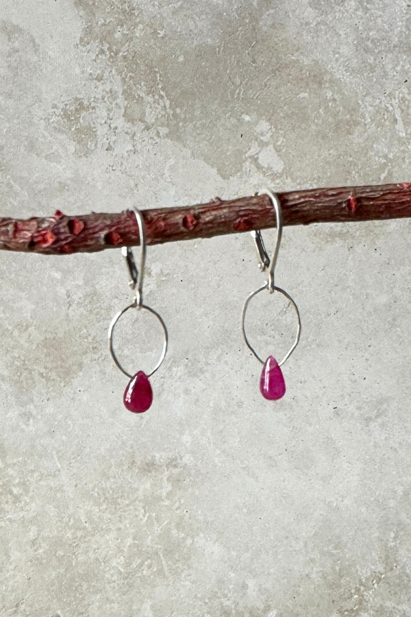 Precious Ruby Earrings