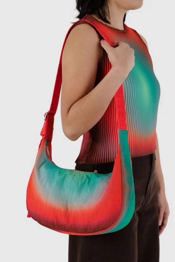 Medium Nylon Crescent Bag