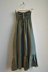 Linen Word of Honor Dress
