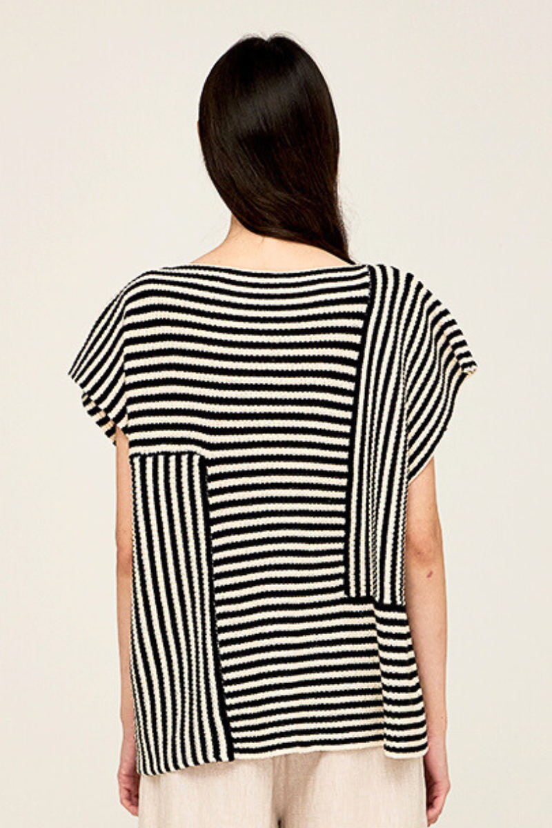 Directional Stripe Top