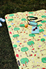 Kite Eating Tree Puffy Picnic Blanket