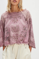 Eyelet Adelise Blouse