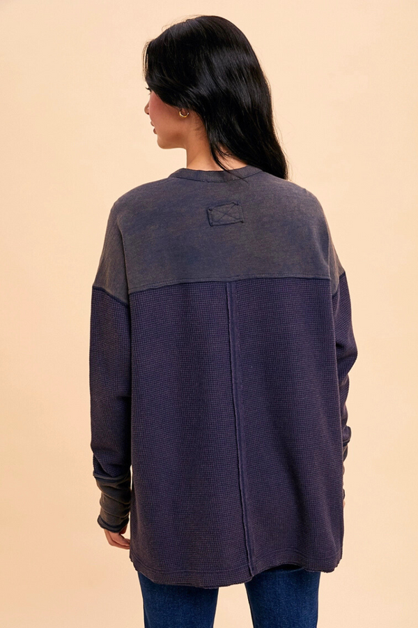 Washed Thermal Henley