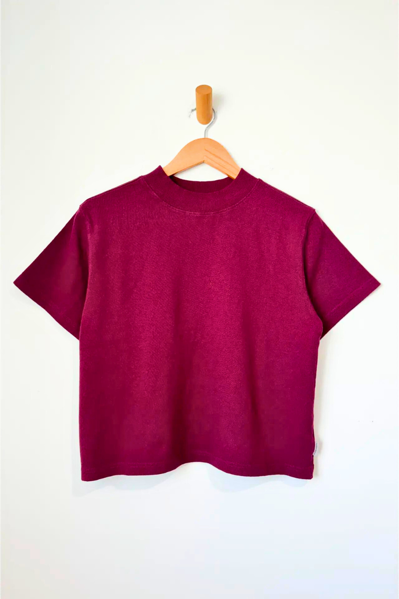 Sunset Mock Neck Tee