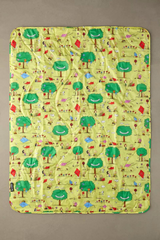 Kite Eating Tree Puffy Picnic Blanket