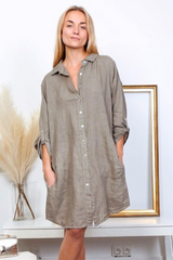 Button Down Shirt Dress