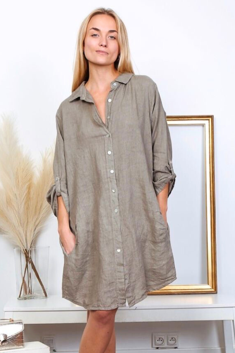 Button Down Shirt Dress