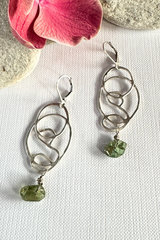 Green Garnets Earrings