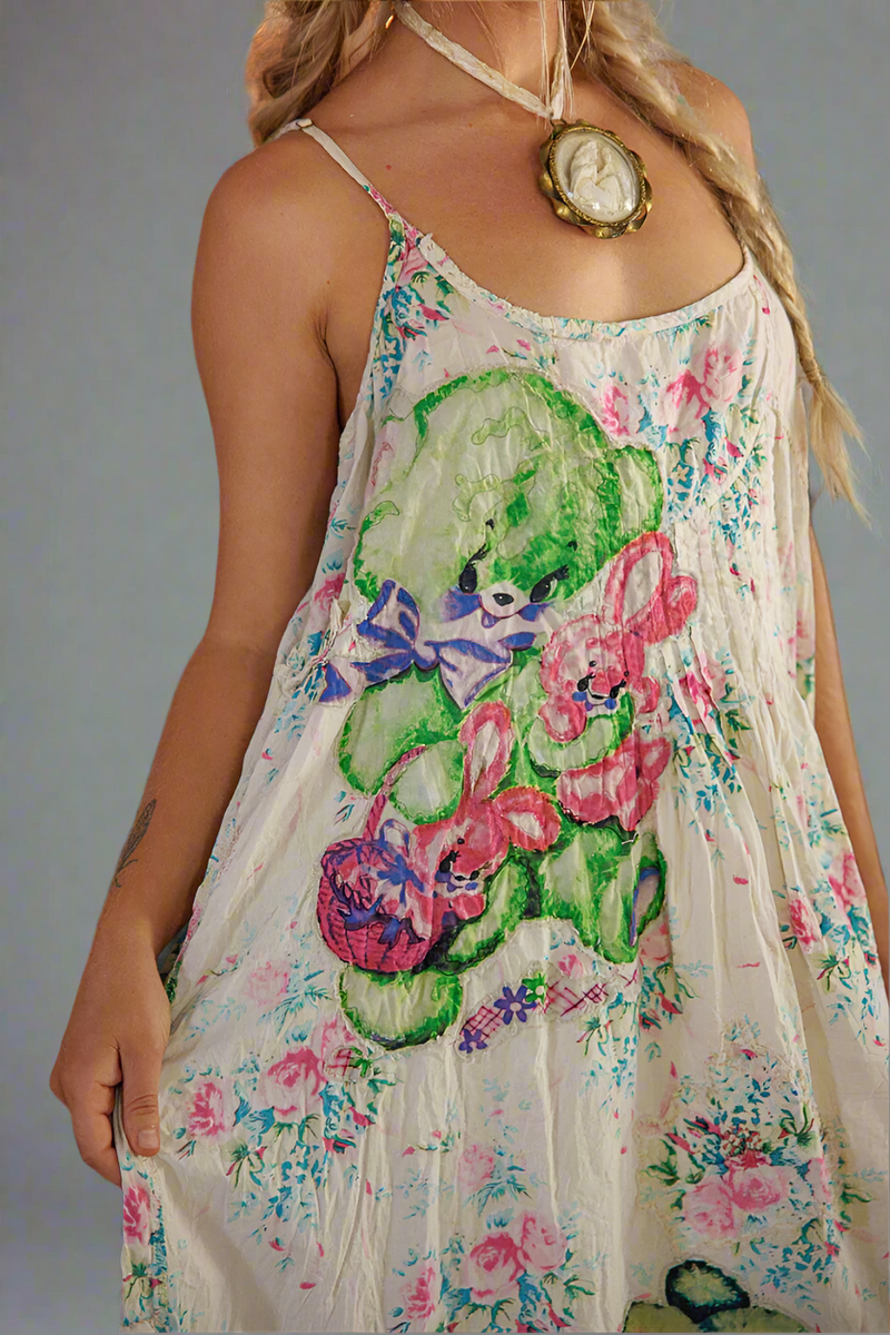 Applique Vianney Slip Dress