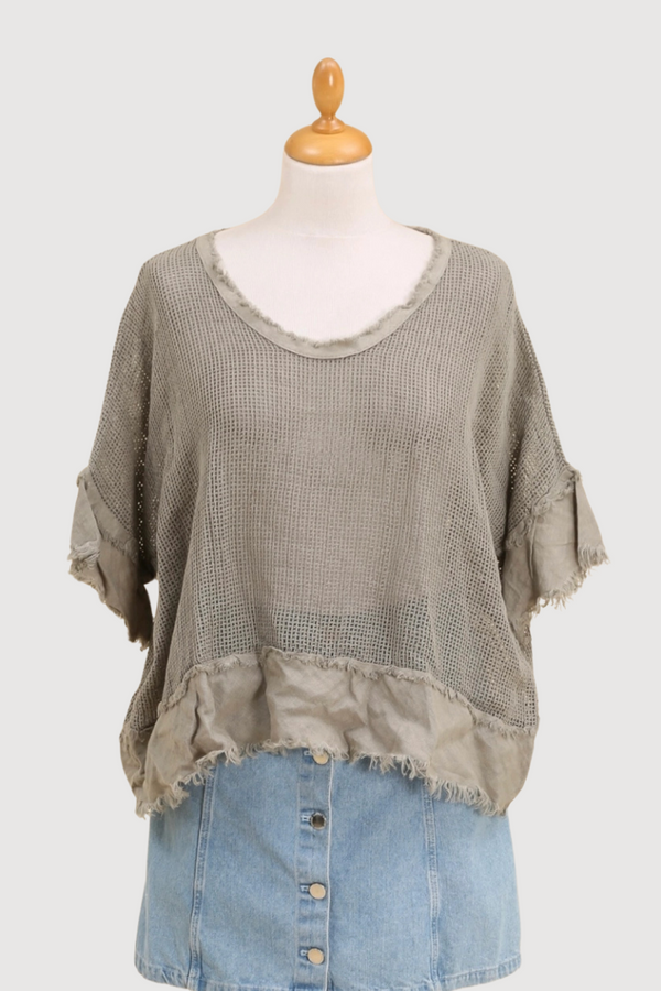 Openwork Cotton Top