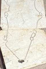3 Raw Diamond Necklace