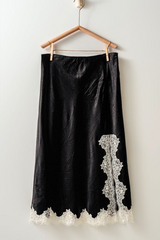 Secret Princess Silk Midi Skirt