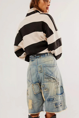 Miner Denim Shorts