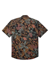 Washed Short Sleeve Feather Cloth Shirt