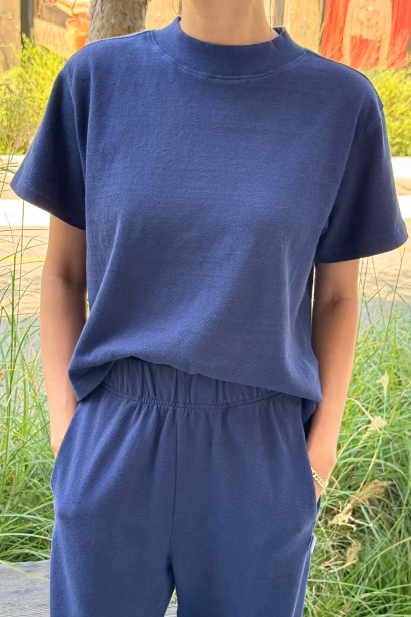 Sunset Mock Neck Tee