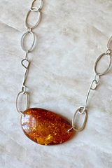 Amber Eye Necklace