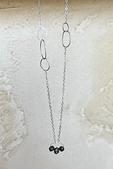 3 Raw Diamond Necklace