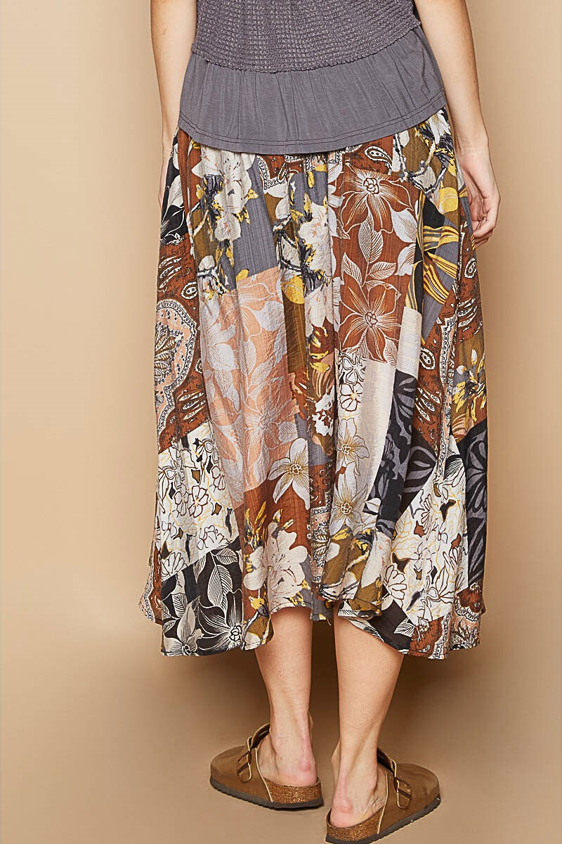 Printed Woven Skirt