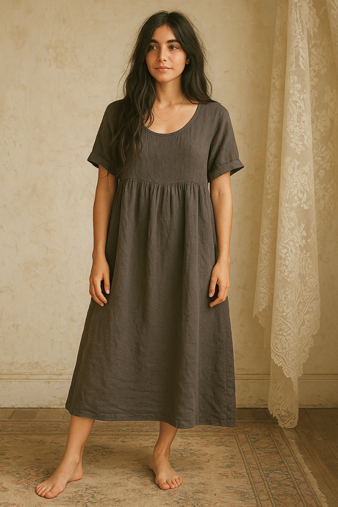 Perfectly SimpleLea Linen Dress