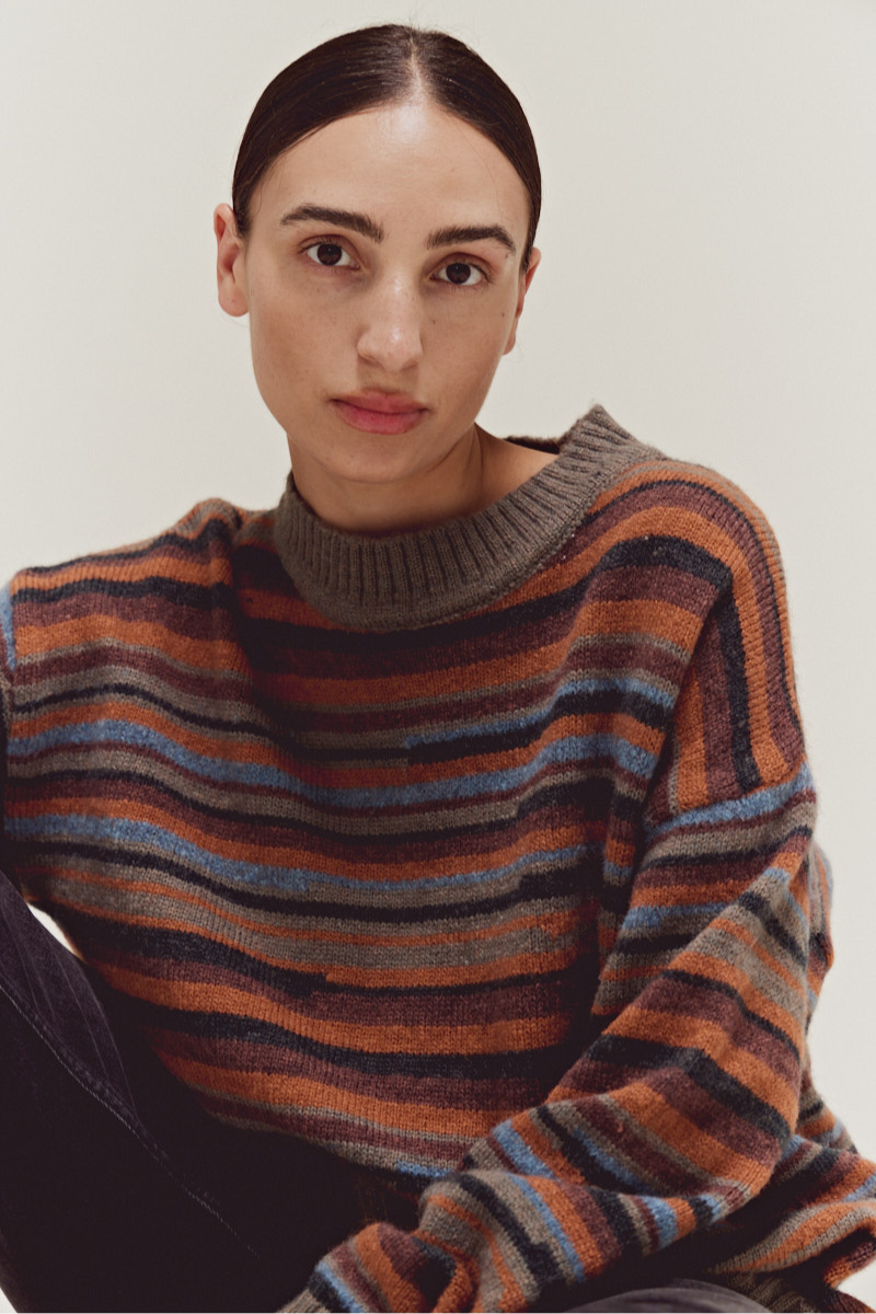 Stop Stripe Sweater