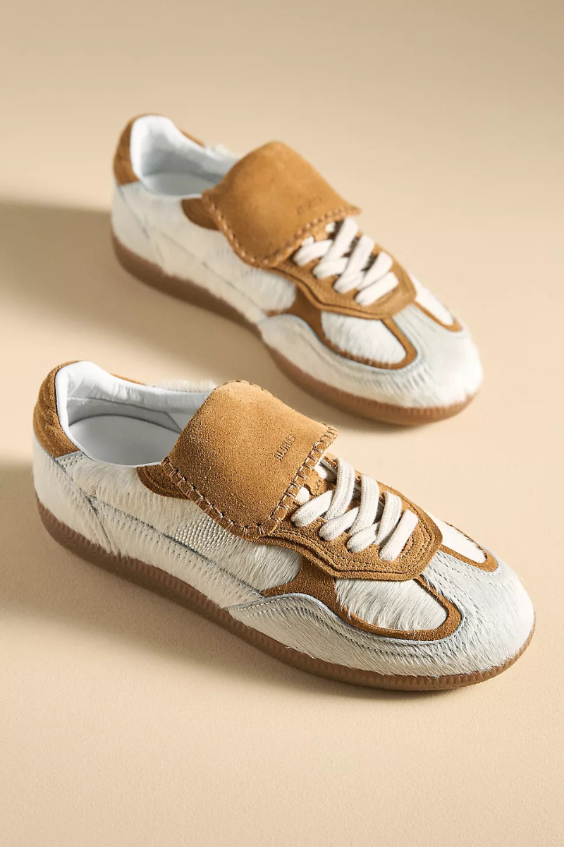 Club Soft Tan Leather Sneakers