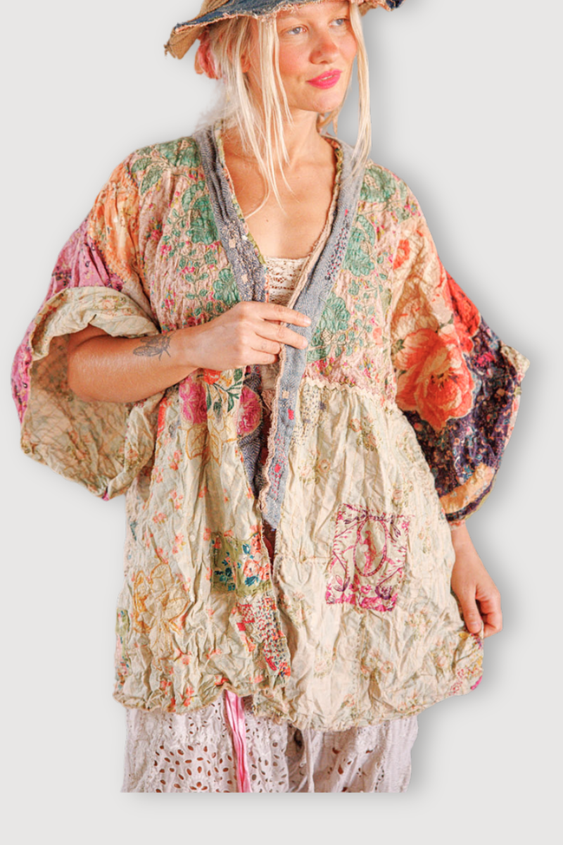Piecewise Crop Dashi Kimono