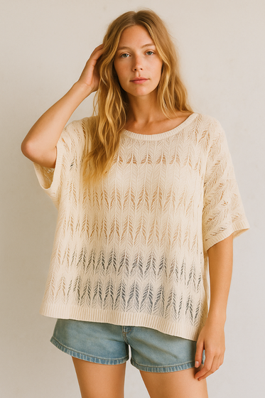 Knit Asymmetric top