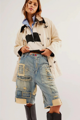 Miner Denim Shorts