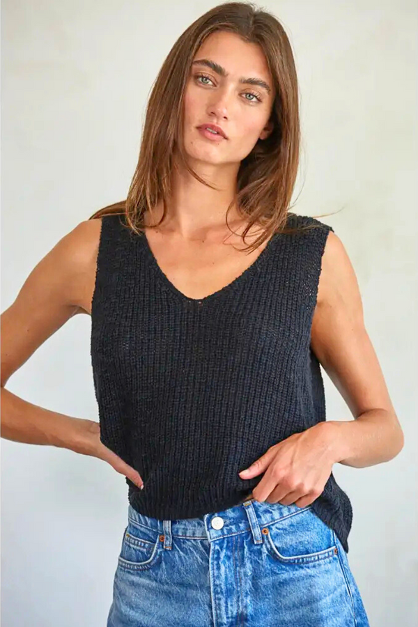 Sweater Vest Top