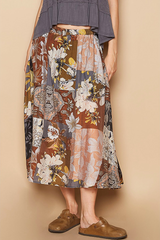 Printed Woven Skirt