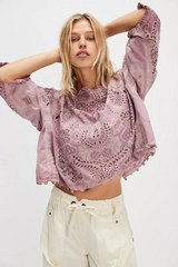 Eyelet Adelise Blouse
