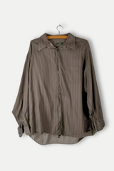 Alfani Brown Button Up