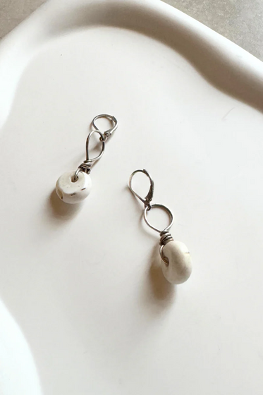 White Shell Earring
