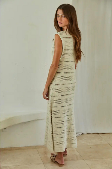Crochet Midi Dress