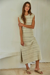Crochet Midi Dress