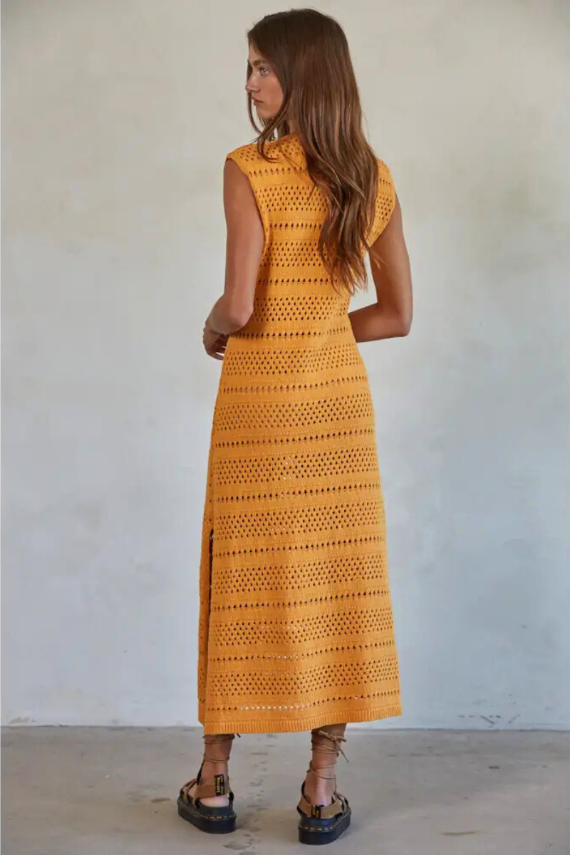 Crochet Midi Dress