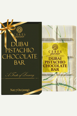 White Dubai Chocolate Crispy Knafeh Pistachio Bar Gift Ready