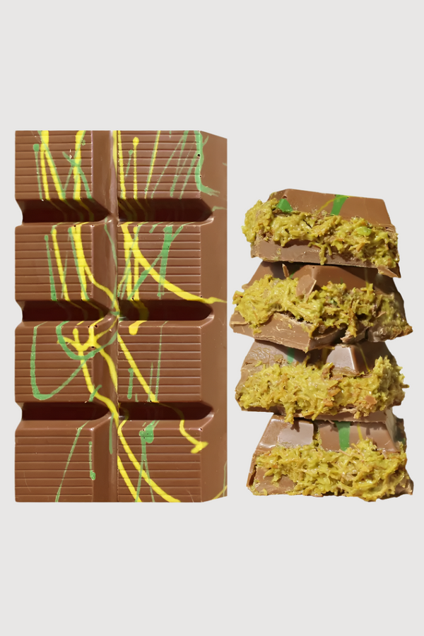 Dubai Chocolate Kunafa Pistachio Bar